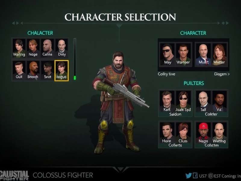 Colossus Fighter Mythological Characters Colossus Fighter Character Selection